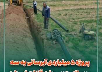 پروژه ۵ میلیاردی آبرسانی به سه روستای جوین وارد فاز اجرایی شد