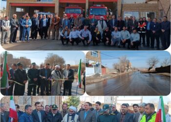 دو طرح عمرانی در شهر نقاب افتتاح شد