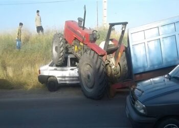 افزایش تردد ماشین‌آلات کشاورزی؛ زنگ خطر جاده‌های جوین