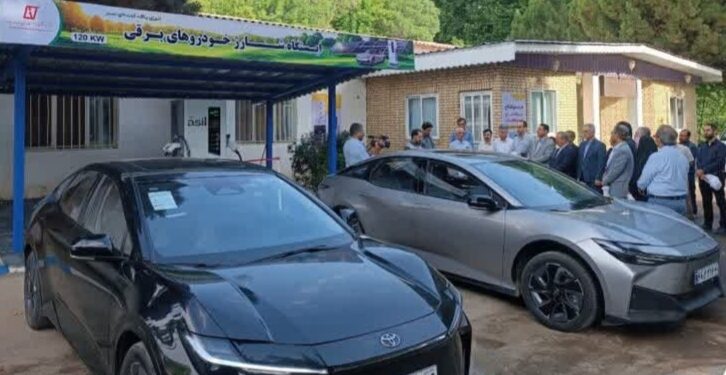 افتتاح ایستگاه شارژ برقی در کشت صنعت جوین